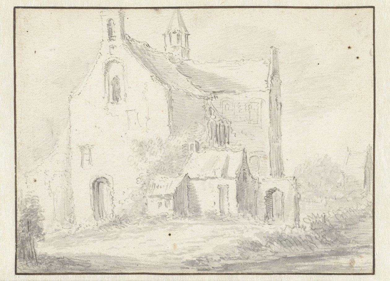 Iglesia románica de Salomon van Ruysdael (possibly)