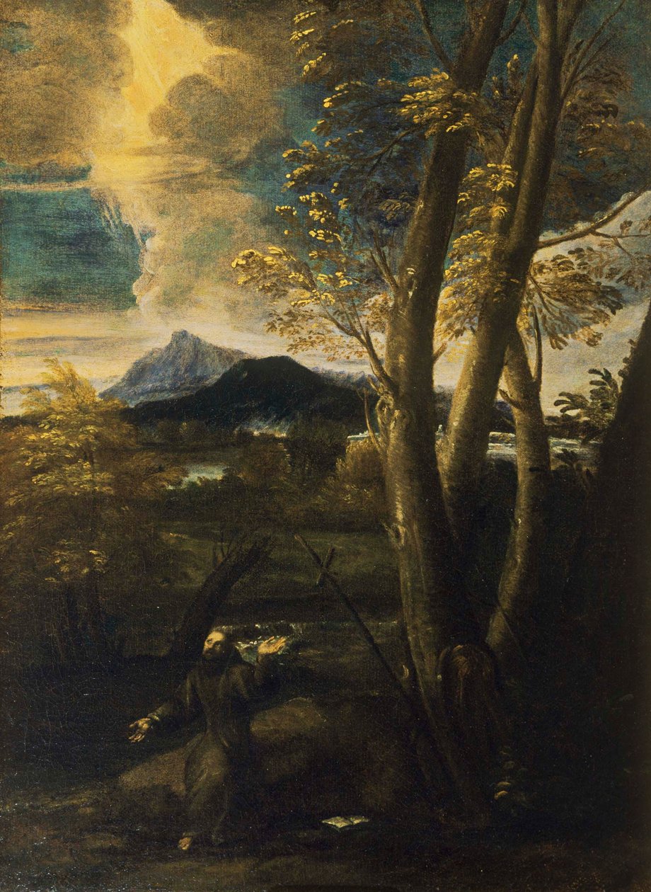 San Francisco en éxtasis de Salvator Rosa
