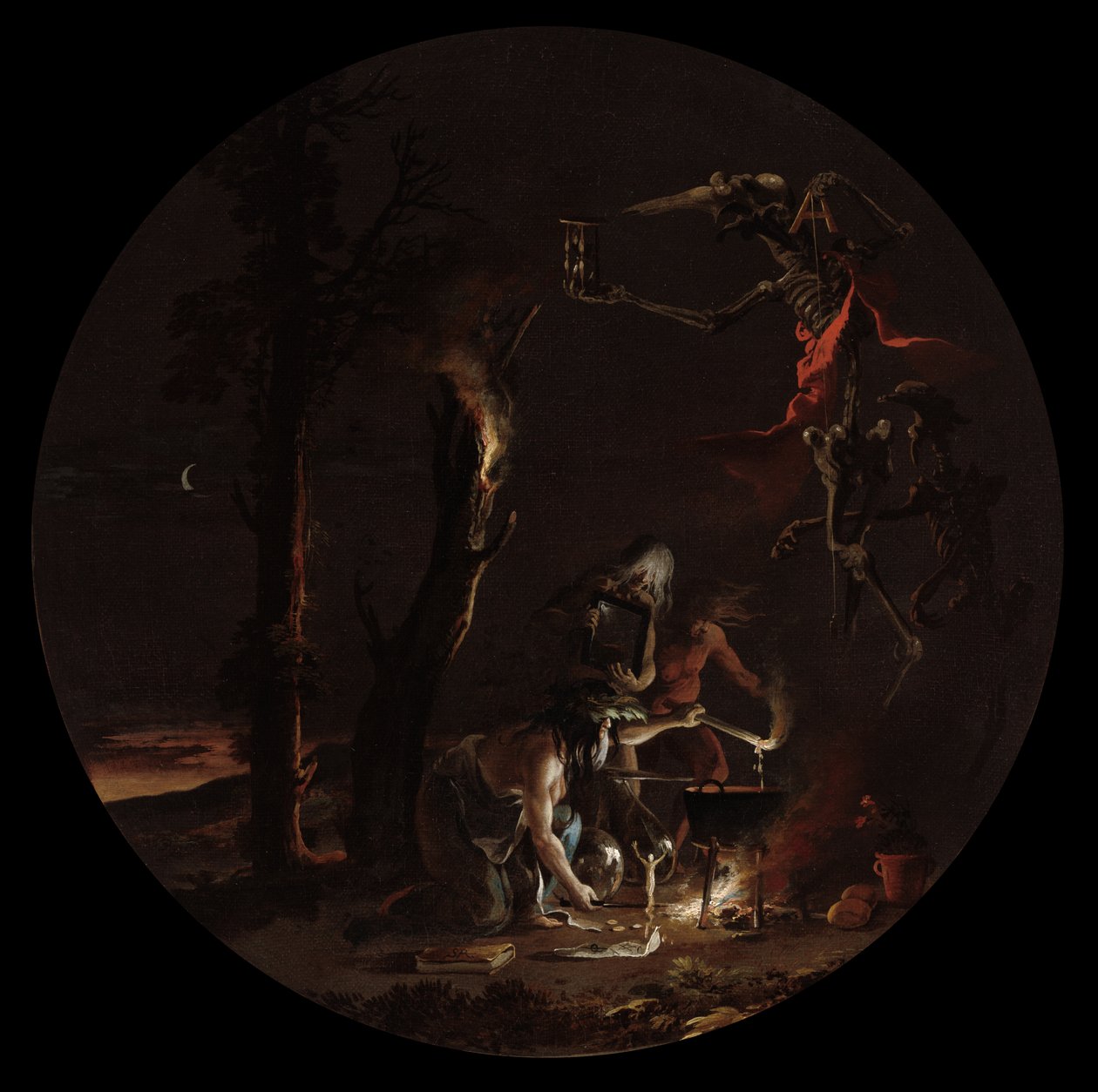 Scenes of Witchcraft: Evening de Salvator Rosa