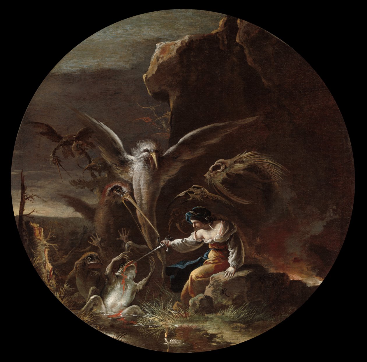 Scenes of Witchcraft: Morning de Salvator Rosa