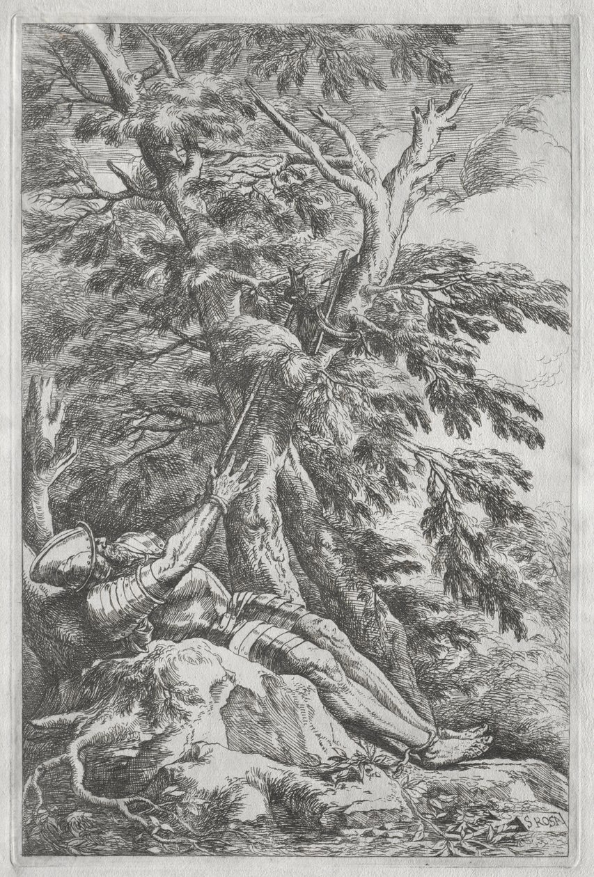 St. William the Hermit de Salvator Rosa