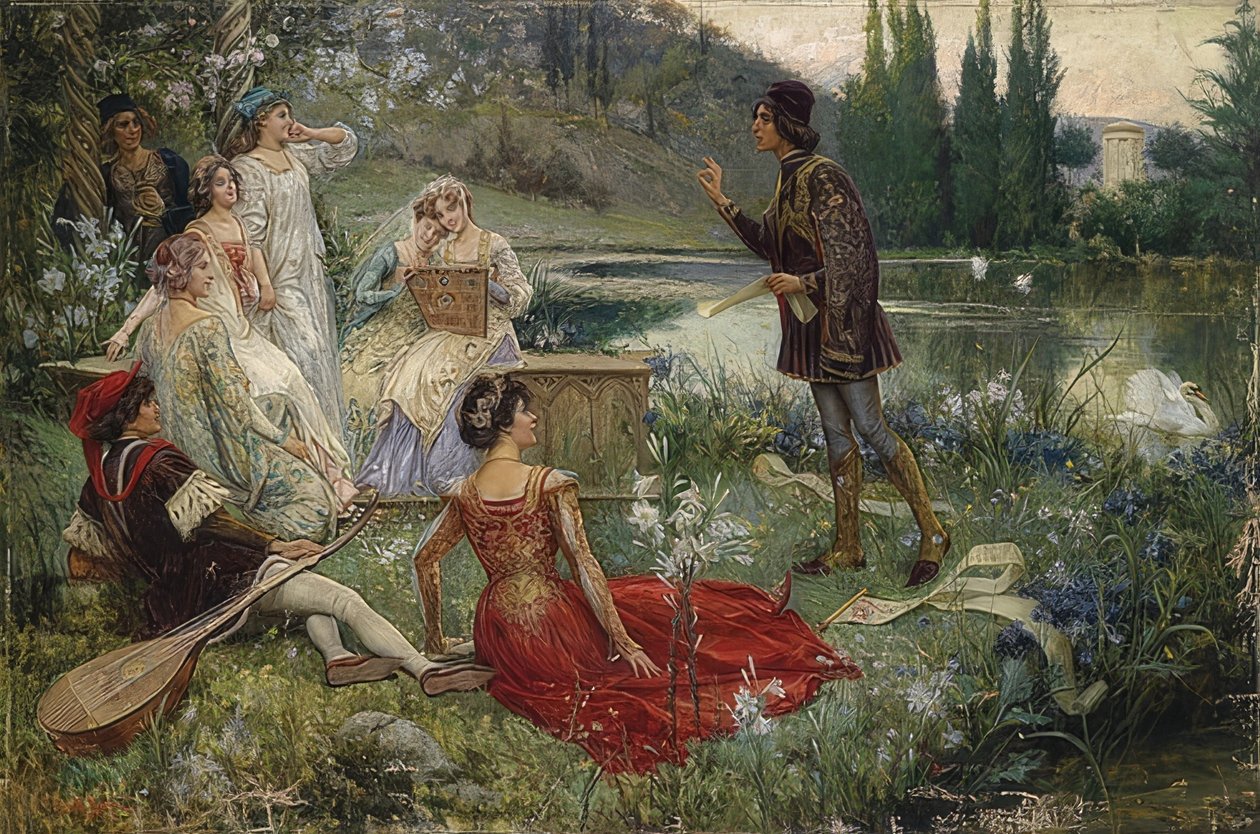 El Decamerón. 1906 de Salvatore Postiglione
