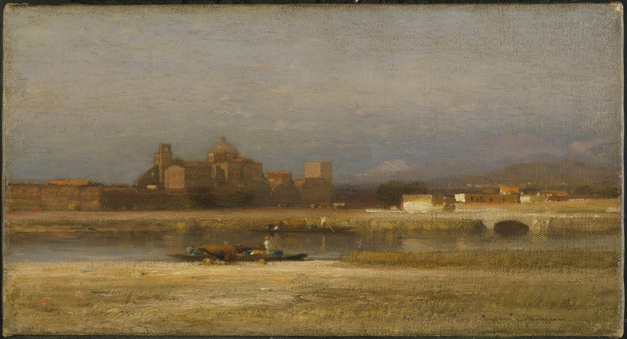 Orilla de un arroyo, 1892 de Samuel Colman