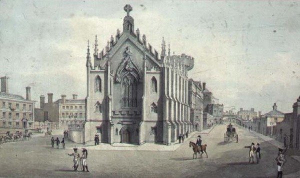 La capilla del castillo, Dublín de Samuel Frederick Brocas