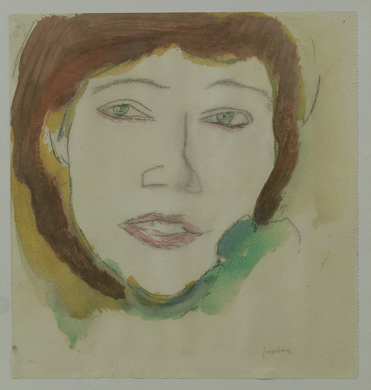 La esposa del artista, Margaret, c.1906 de Samuel John Peploe
