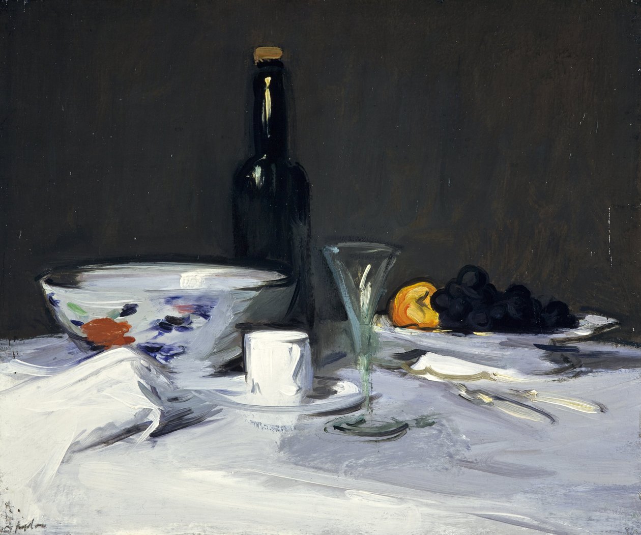La botella negra de Samuel John Peploe