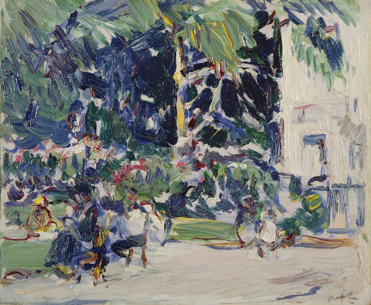 Los jardines de Luxemburgo, París de Samuel John Peploe