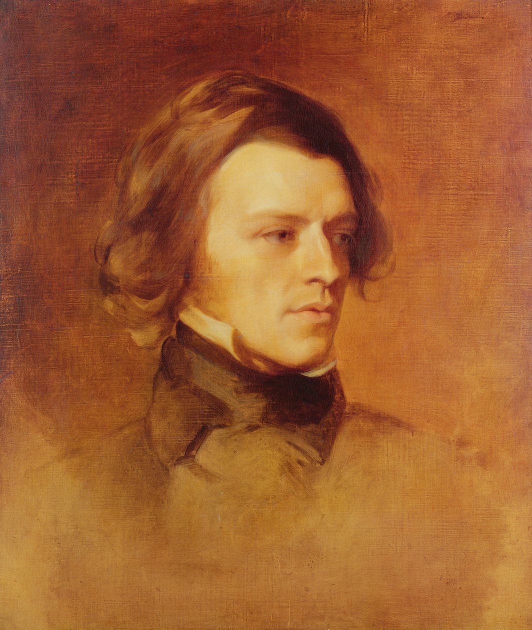 Retrato de Alfred Lord Tennyson (1809-92) c.1840 de Samuel Laurence