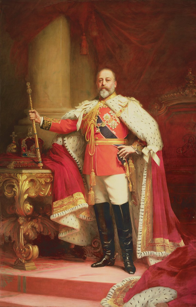 Rey Eduardo VII, 1902 de Samuel Luke Fildes