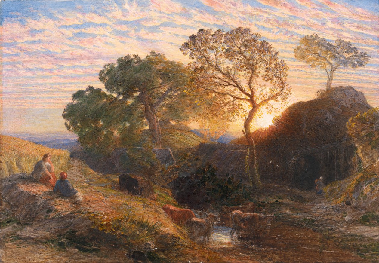 Atardecer de Samuel Palmer