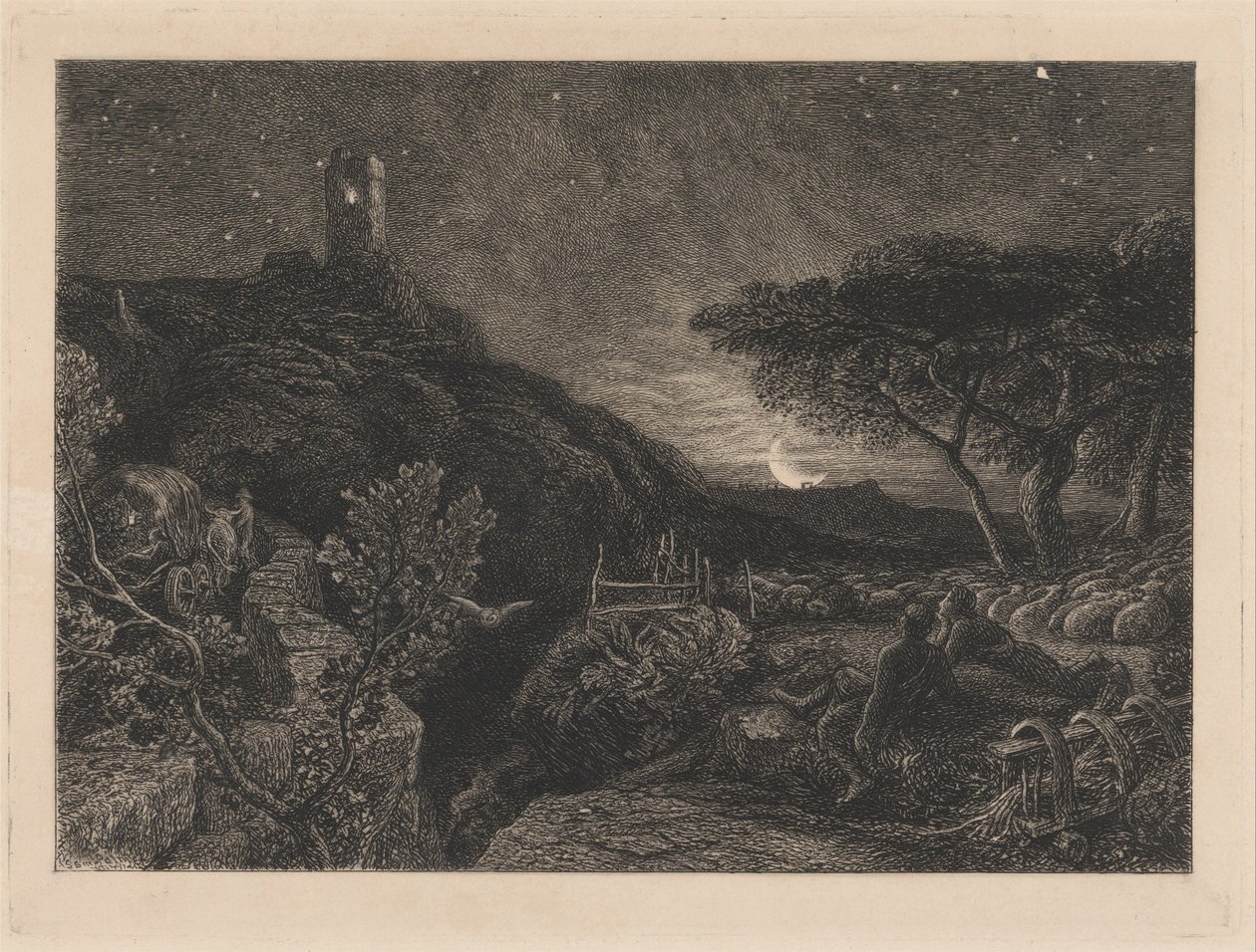 La torre solitaria de Samuel Palmer