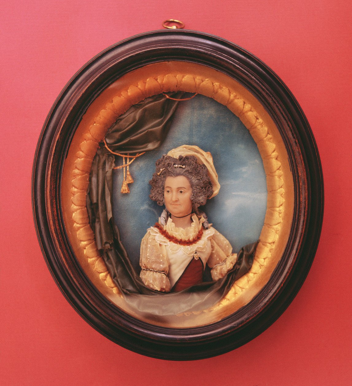 Retrato en miniatura de Mary Berry (1763-1852) de Samuel Percy