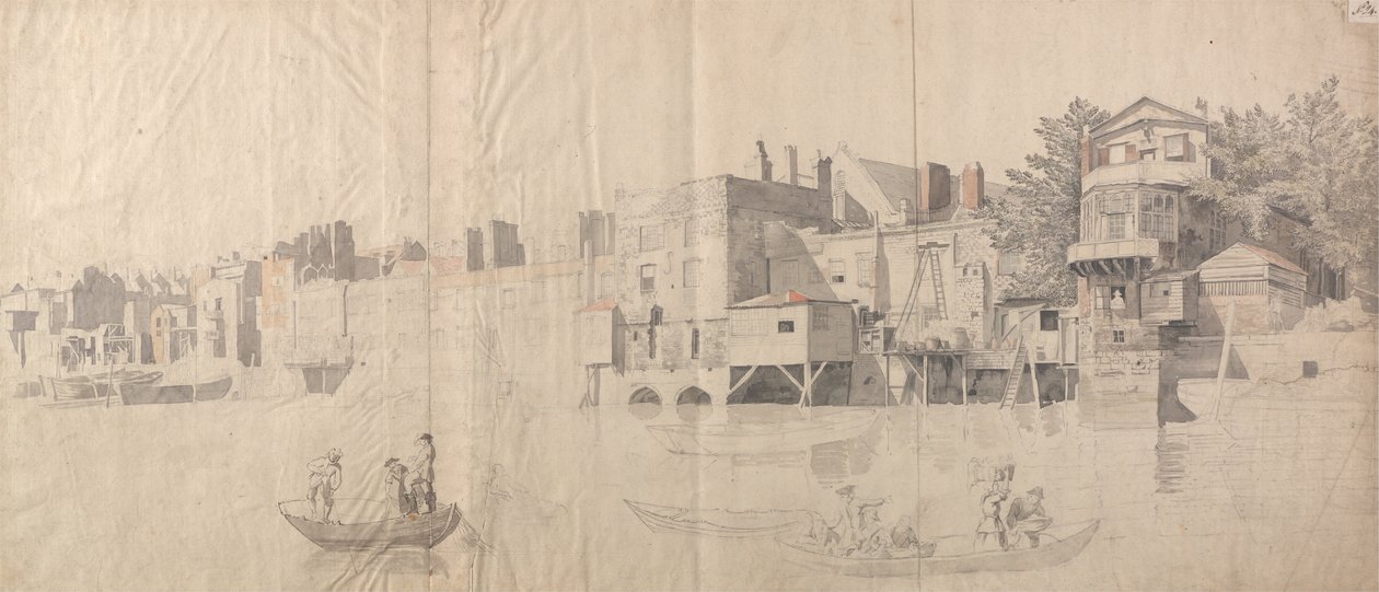 Edificios junto al Támesis de Samuel Scott