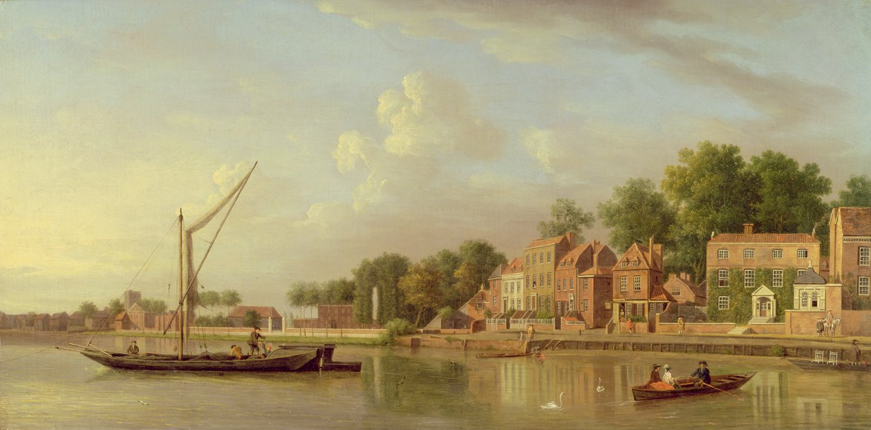 El Támesis en Twickenham, c.1760 de Samuel Scott
