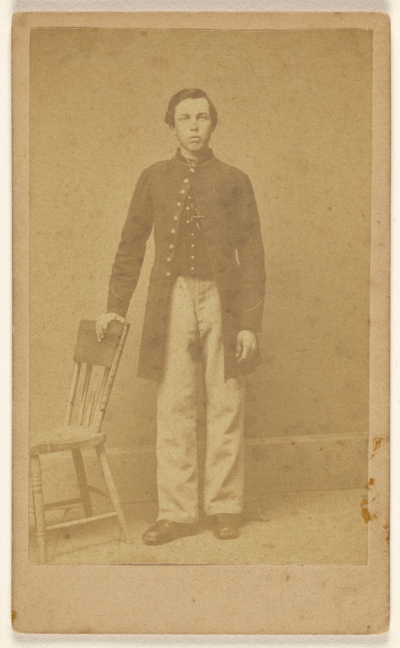 [Soldado confederado no identificado, de pie] de Samuel A. Cooley