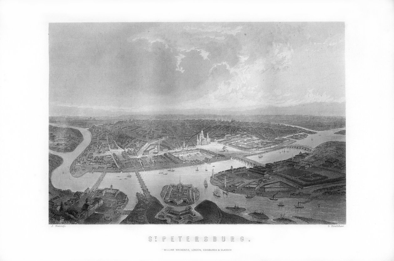 San Petersburgo, noroeste de Rusia, 1893 de Samuel Bradshaw