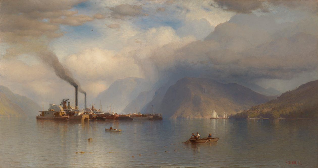 Storm King en el Hudson, 1866 de Samuel Colman