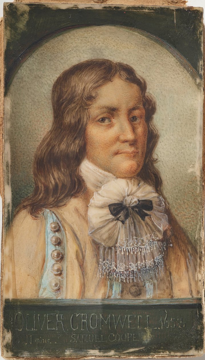 Retrato de Oliver Cromwell 1599-1658, 1653 de Samuel Cooper