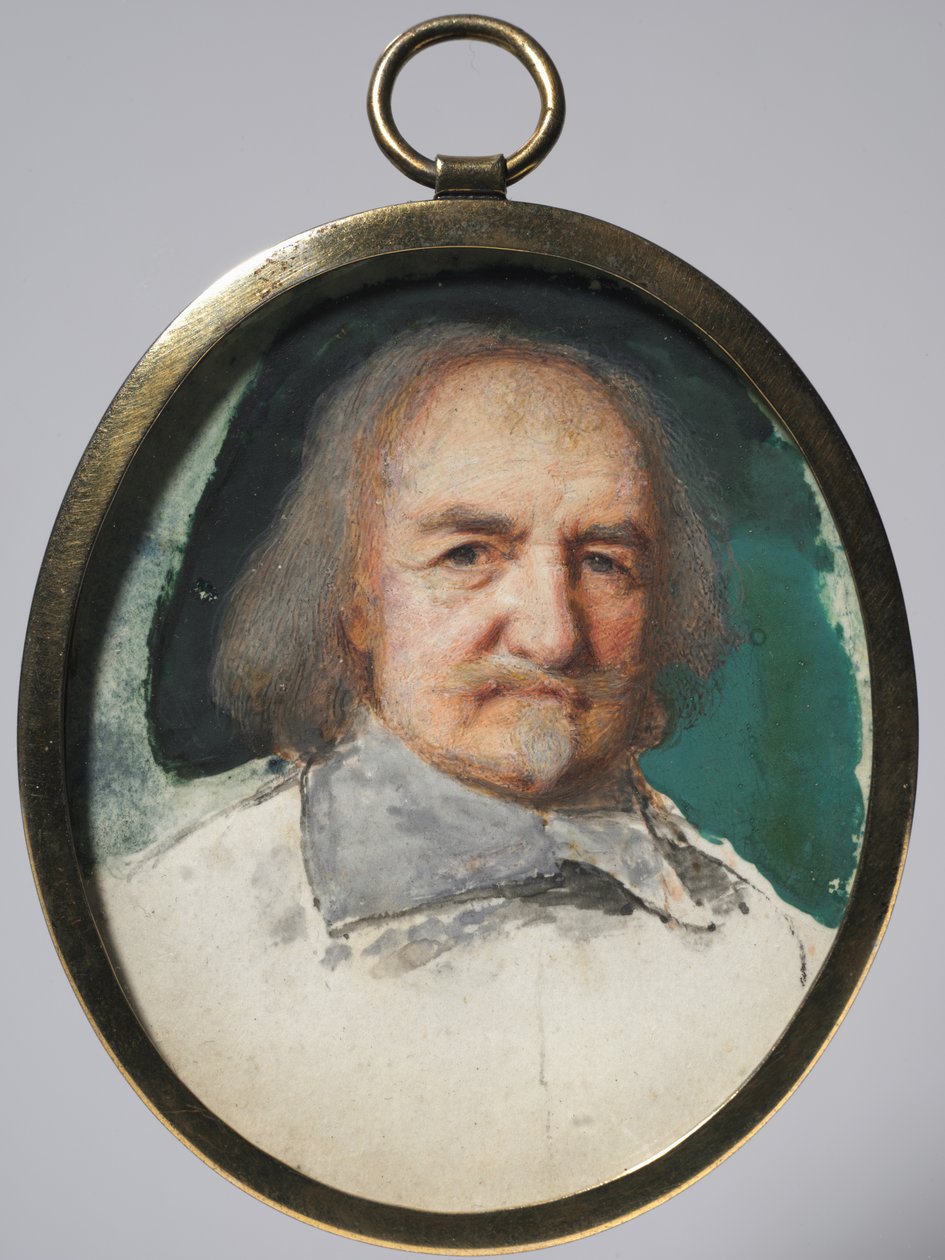 Retrato de Thomas Hobbes, c. 1660 de Samuel Cooper