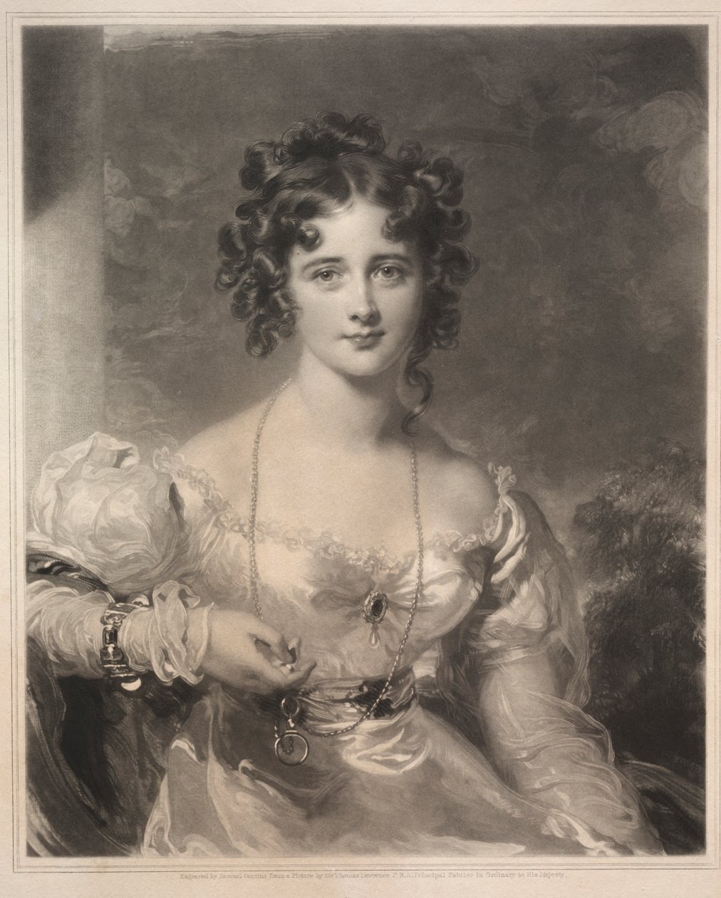 Señorita Rosamond Croker de Samuel Cousins