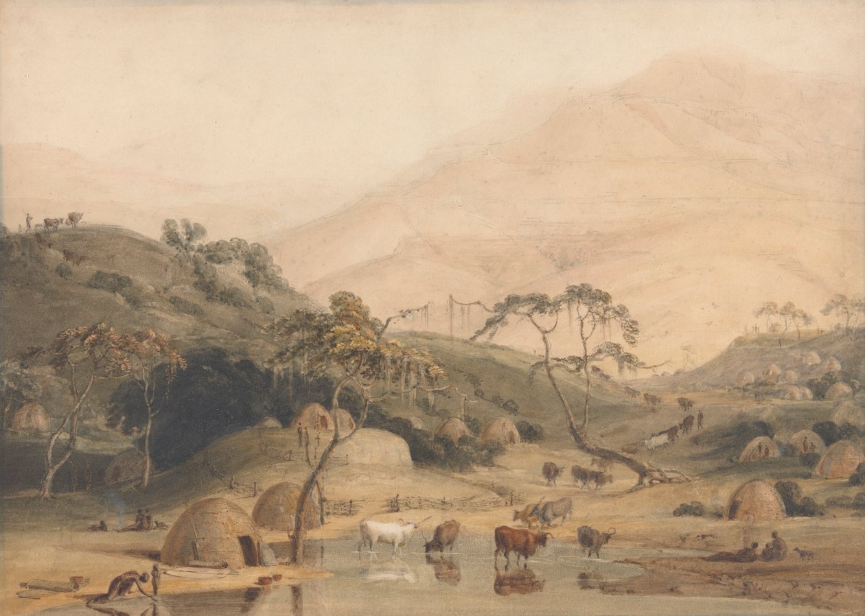 Un pueblo kafir de Samuel Daniell