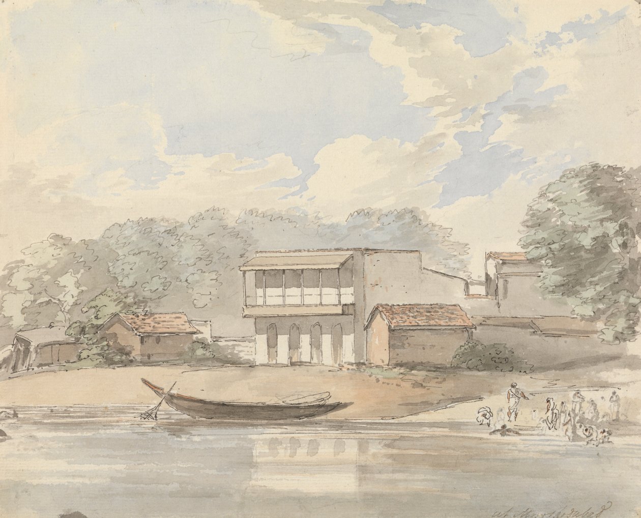 En Moorshedubad [Murshidabad] de Samuel Davis