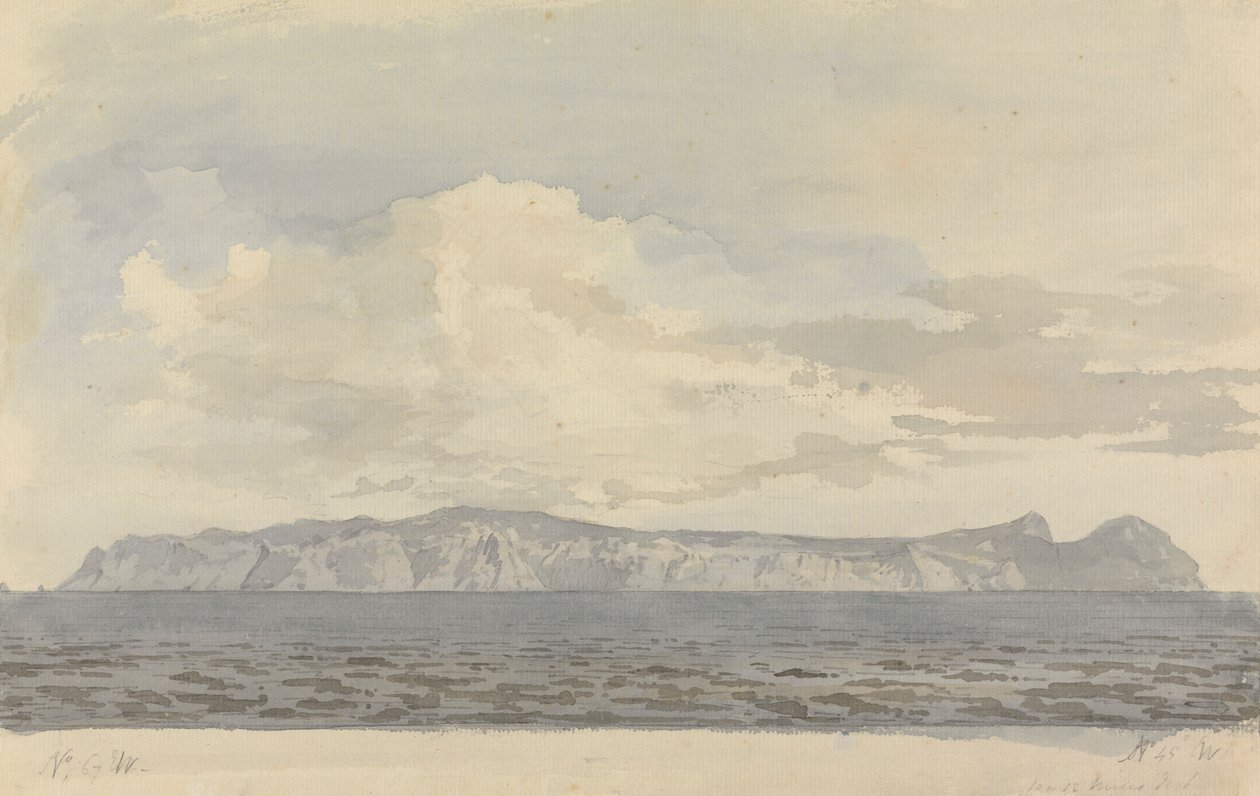 Vista lejana de una isla de Samuel Davis