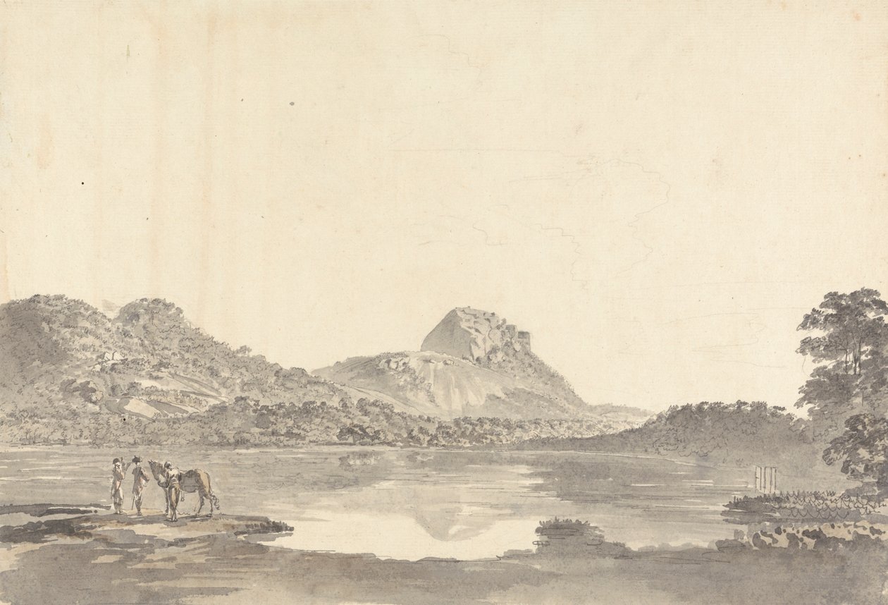 Figuras junto a un lago de Samuel Davis
