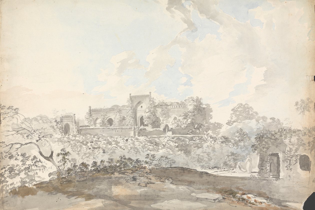Antigua mezquita de Rajemahl [Rajmahal]. de Samuel Davis