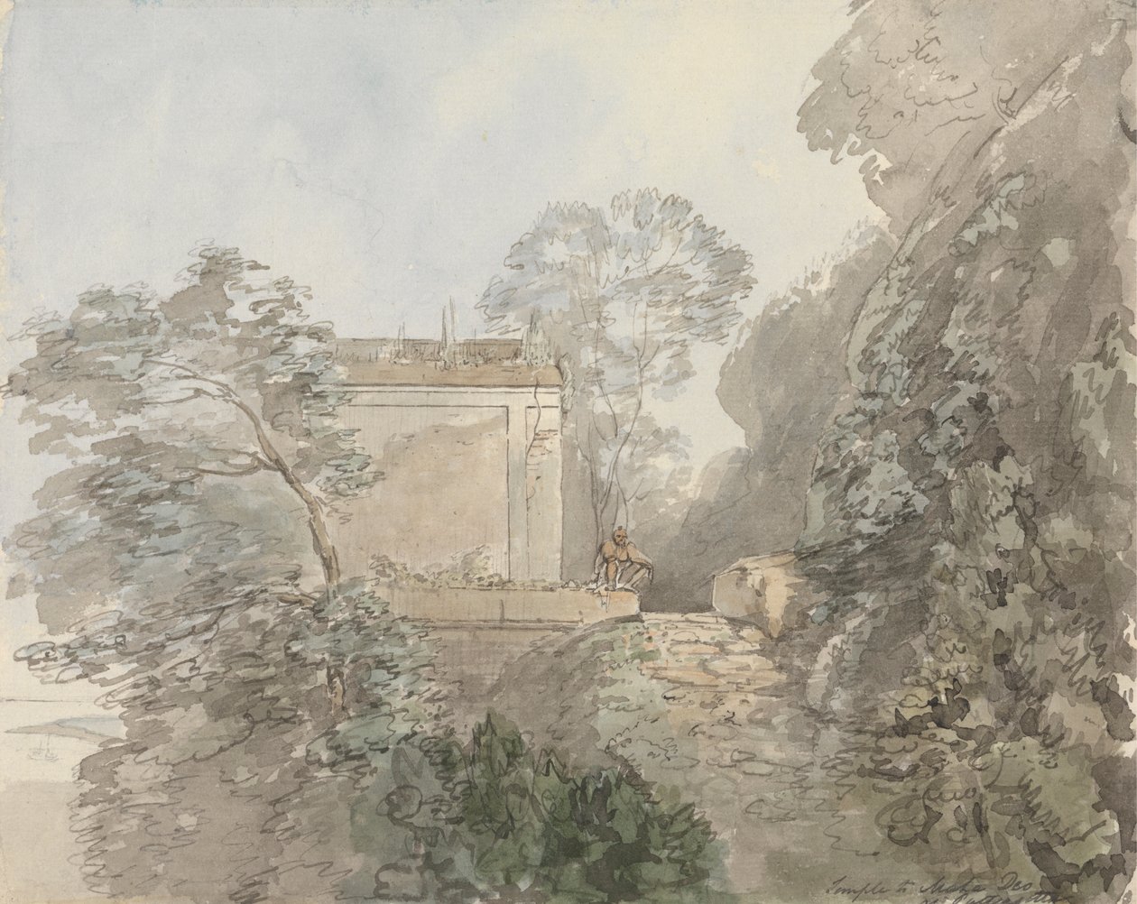 Templo de Maha Deo en Puttugotta (Puttergotta) de Samuel Davis