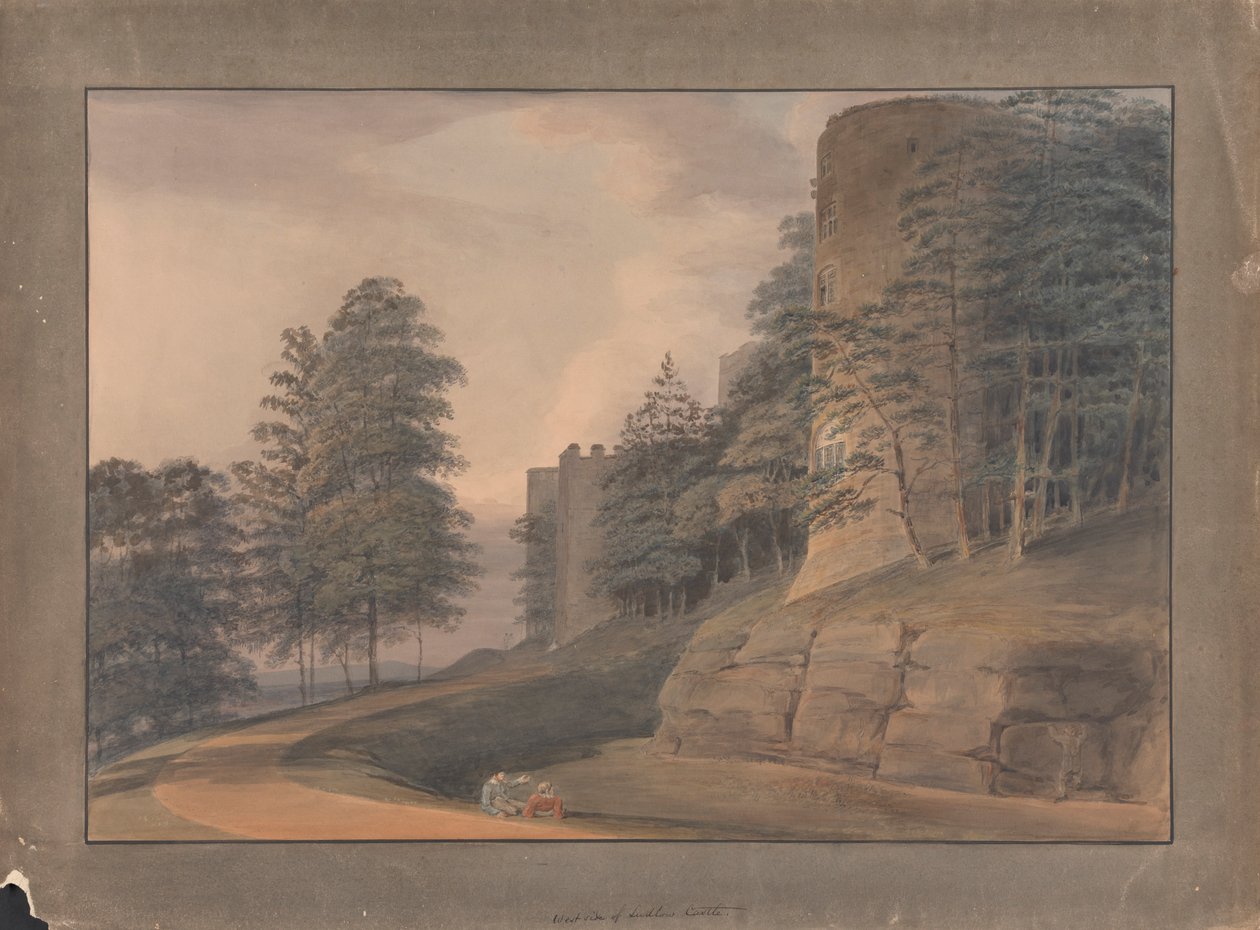 Lado oeste del castillo de Ludlow de Samuel Davis