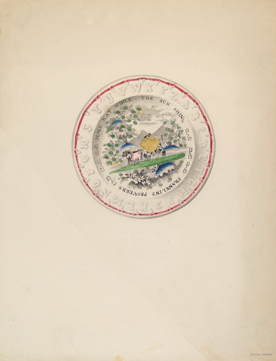 Plato de Samuel Faigin