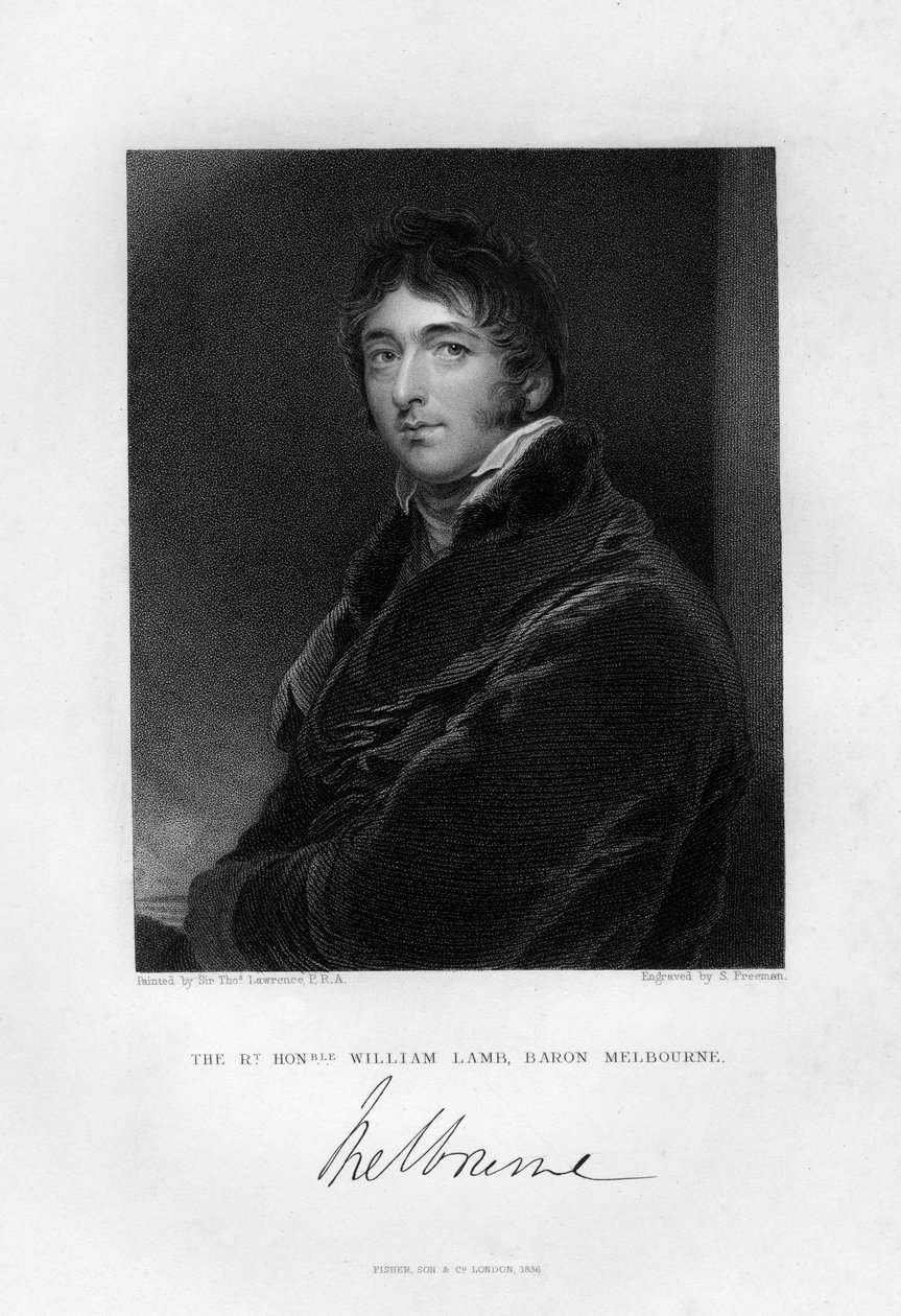 William Lamb 1779-1848, 2do Vizconde de Melbourne, 1836 de Samuel Freeman