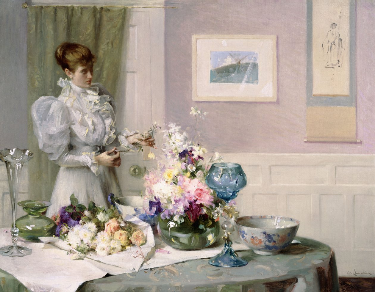 El arreglador de flores de Samuel Henry William Llewelyn