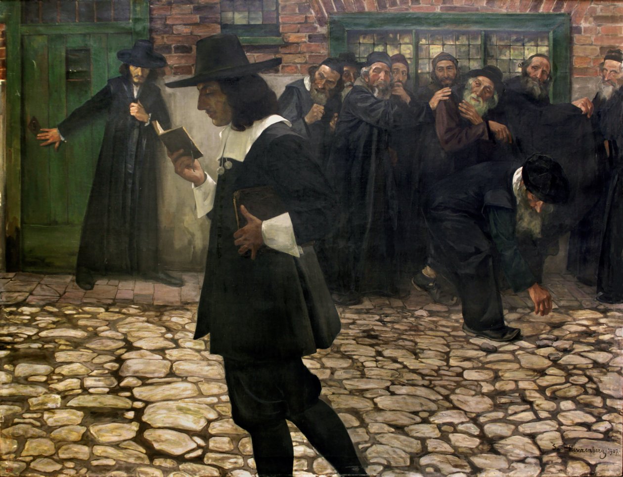 Spinoza excomulgado, 1907 de Samuel Hirszenberg