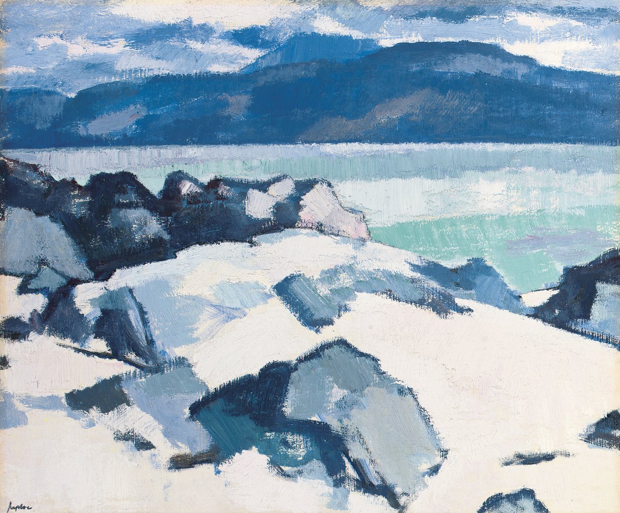 Ben More, Mull, desde Iona de Samuel John Peploe