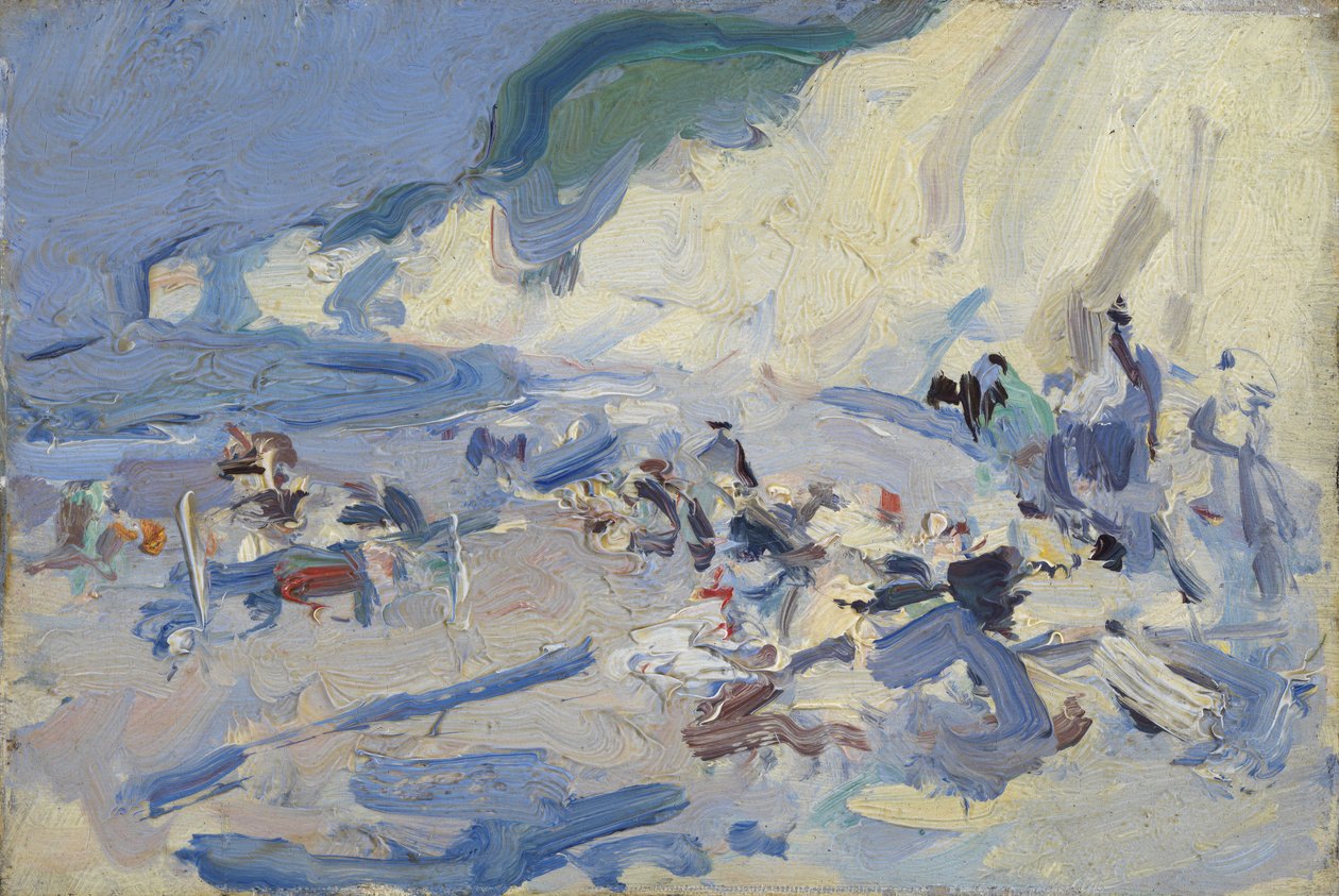 Berneval (óleo sobre madera) de Samuel John Peploe