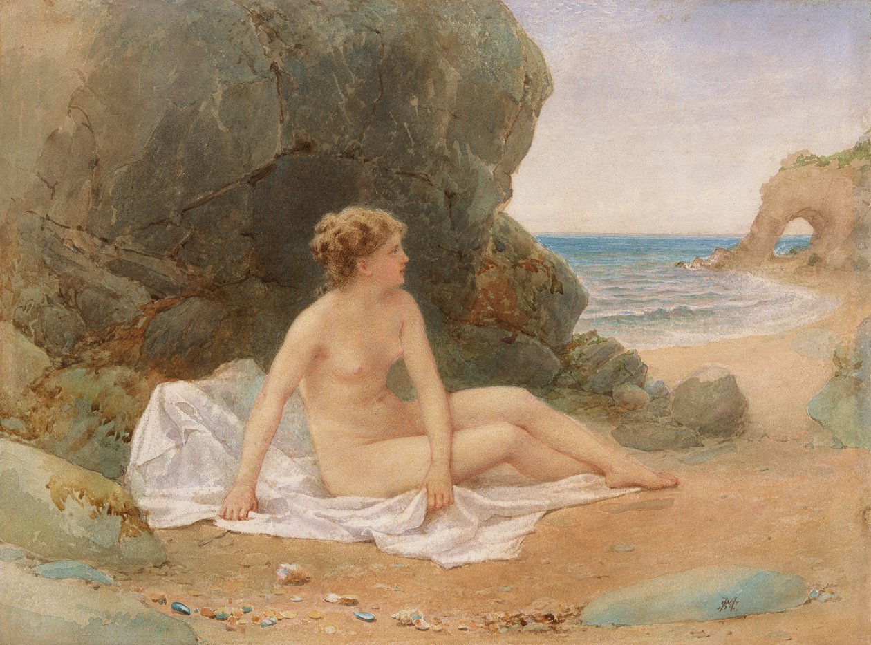 El bañista, c. 1890 de Samuel McCloy