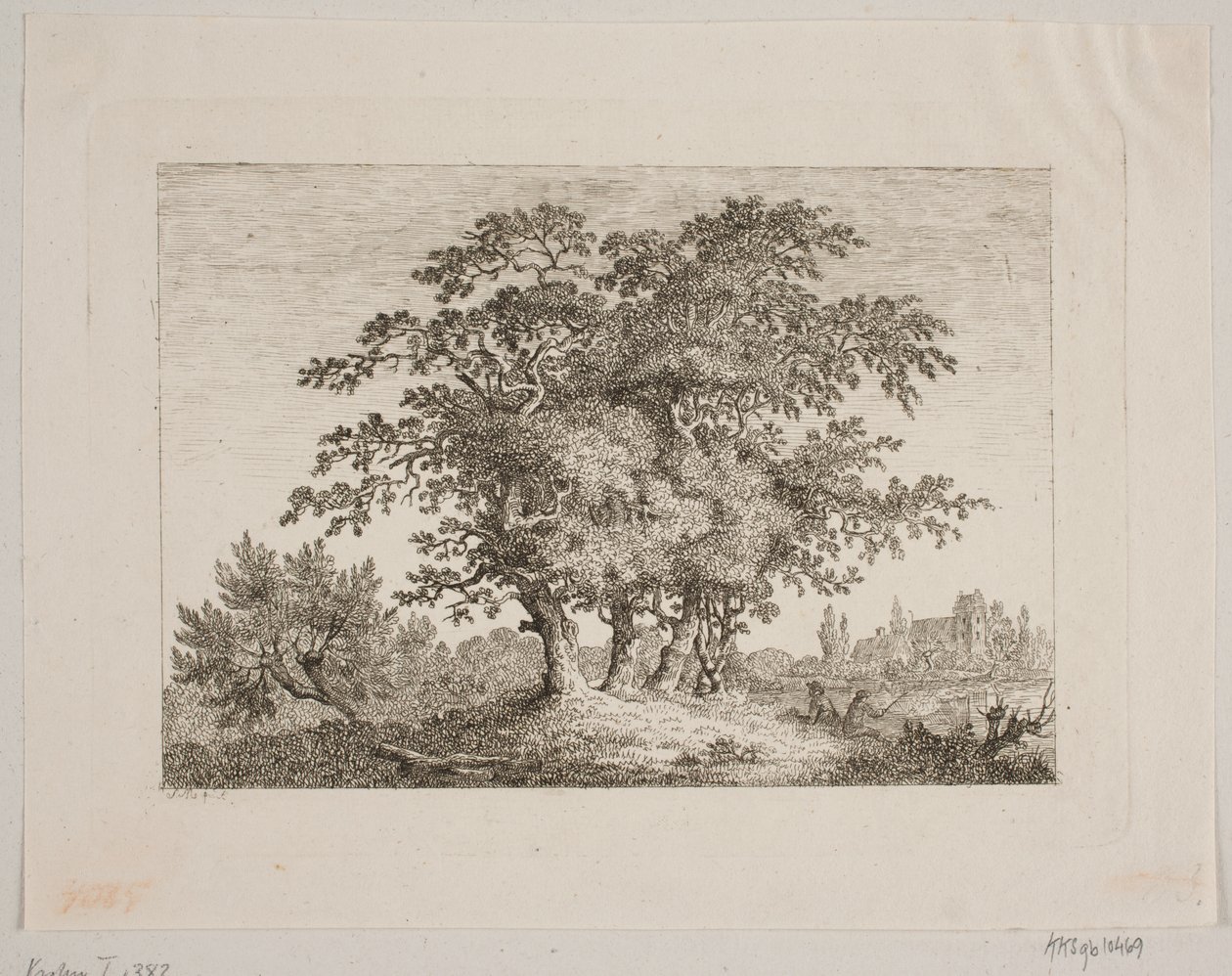 Paisaje con robles de Samuel Mygind
