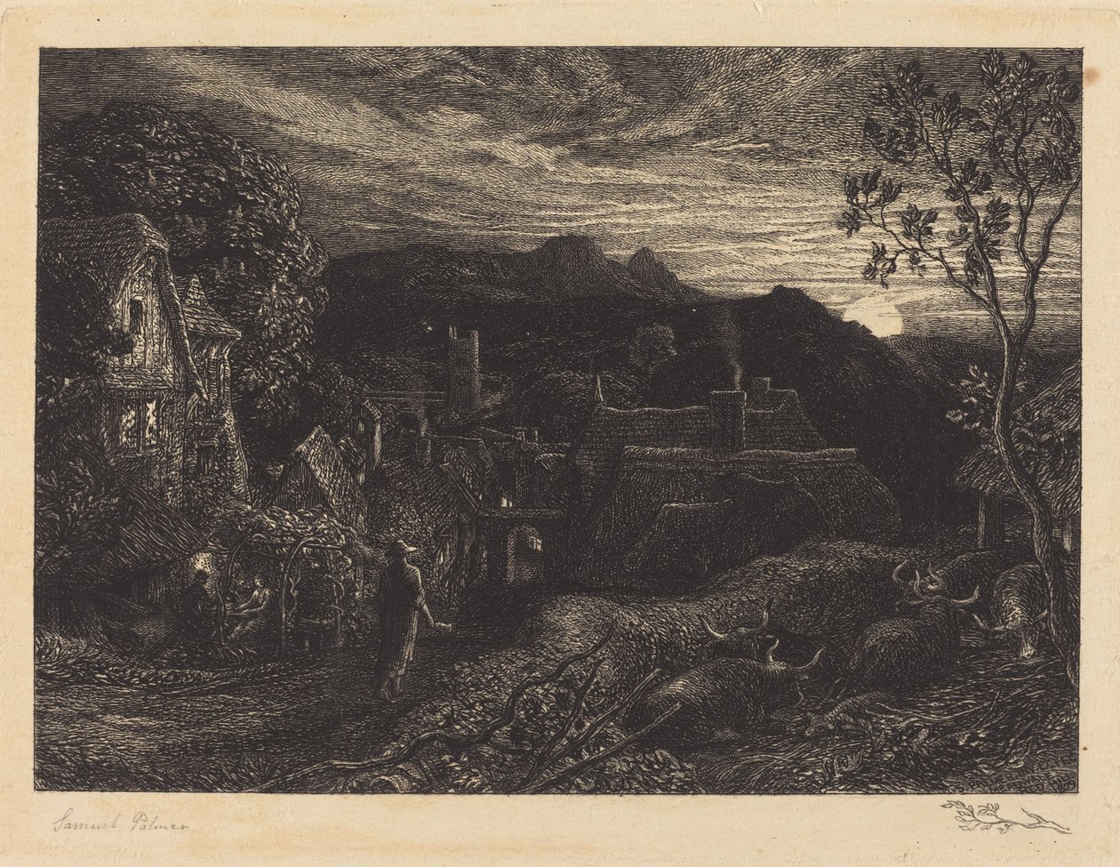 El pregonero de Samuel Palmer