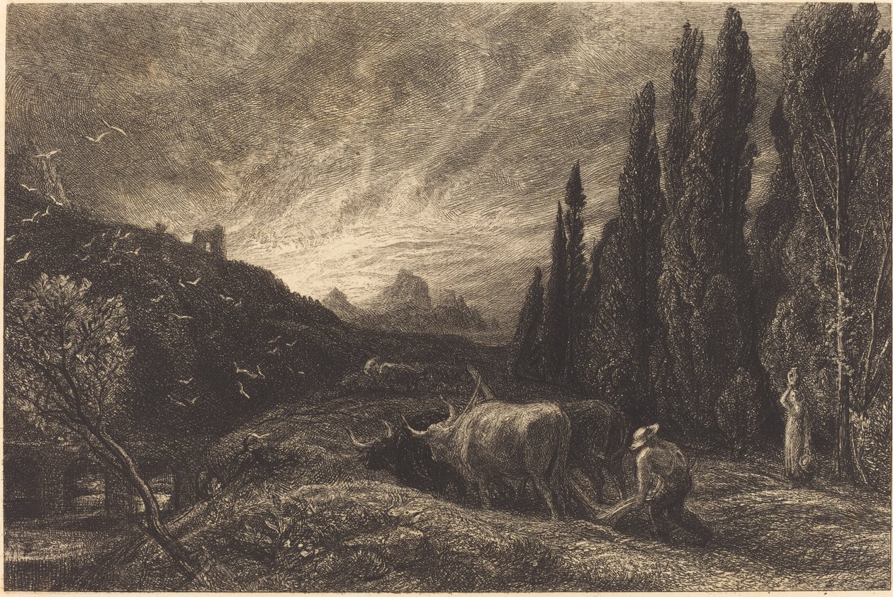 El labrador temprano de Samuel Palmer