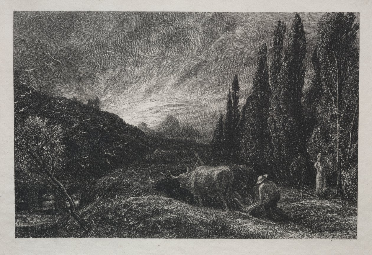 El labrador temprano de Samuel Palmer