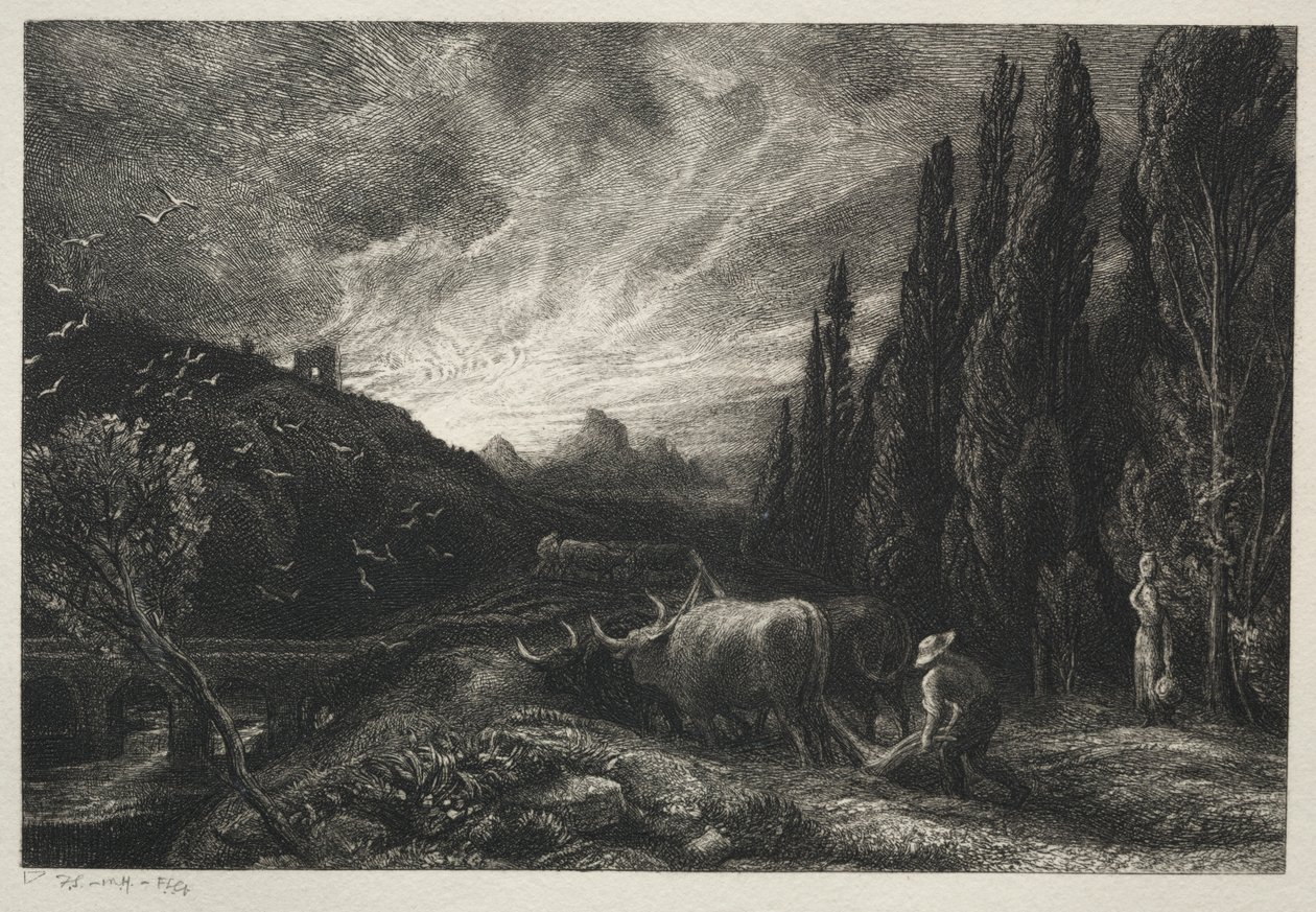 El Primer Labrador, antes de 1861 de Samuel Palmer