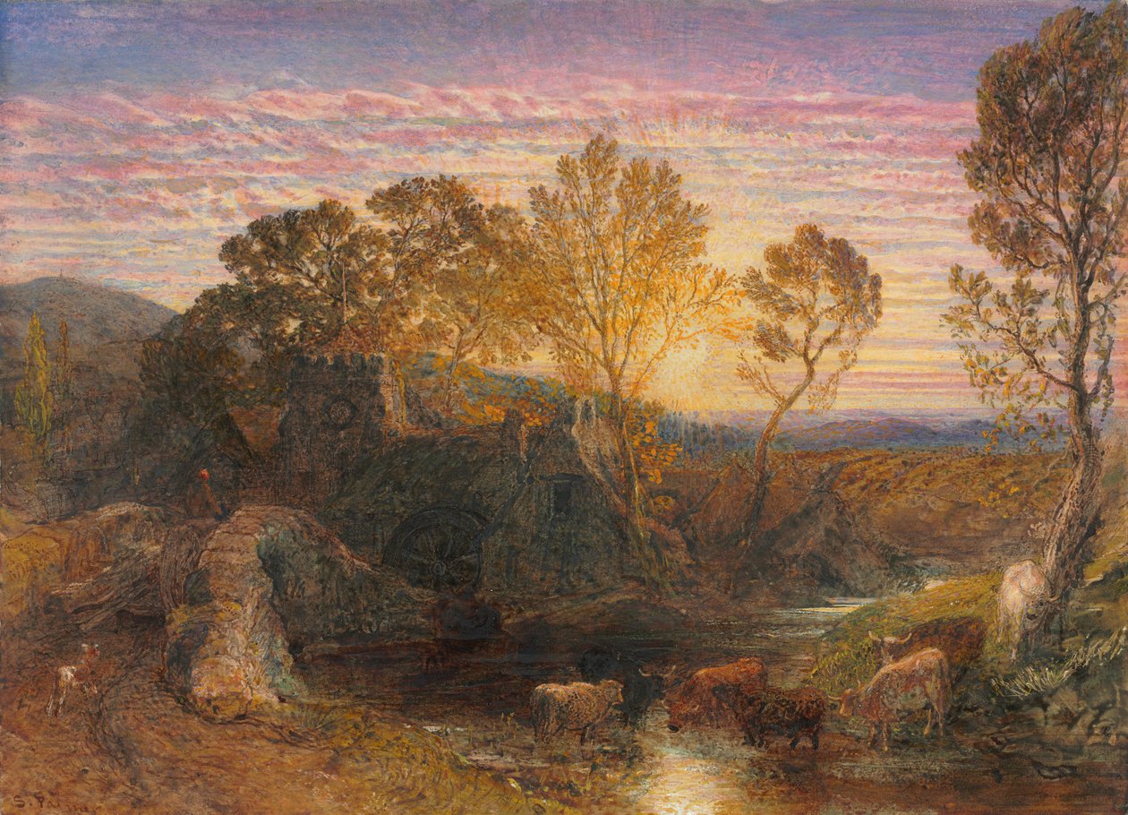 la hora dorada de Samuel Palmer