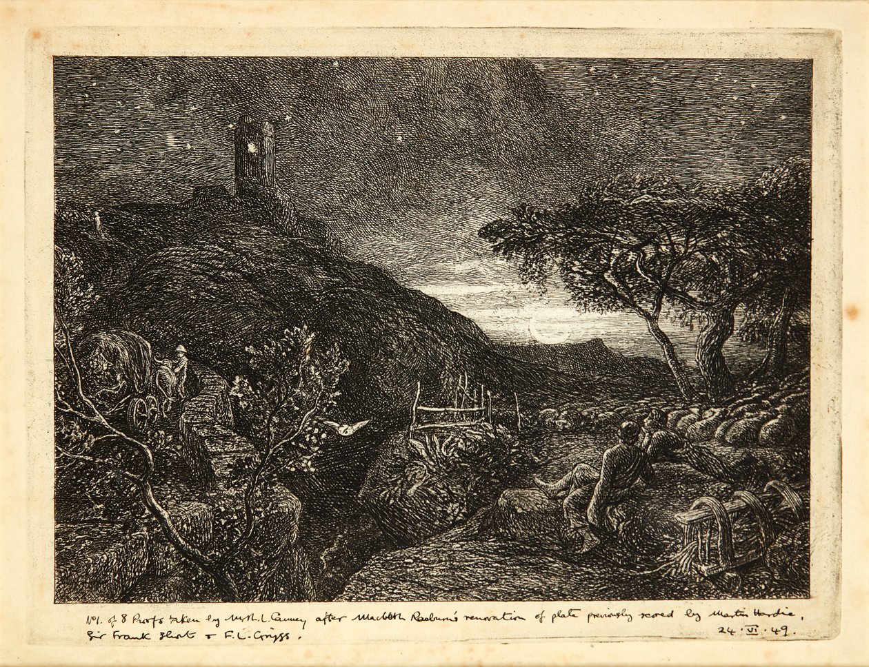 La torre solitaria de Samuel Palmer