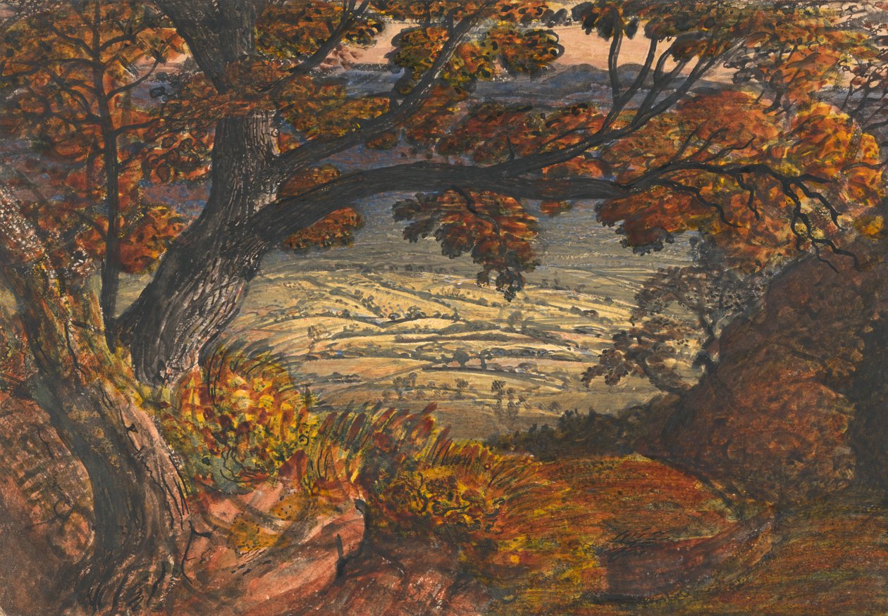 El Weald de Kent de Samuel Palmer