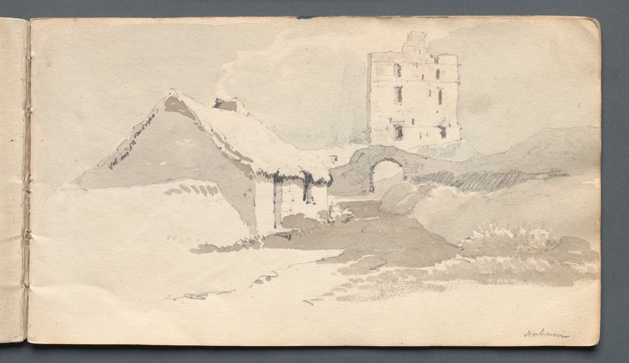 Cuaderno de bocetos: Norham de Samuel Prout