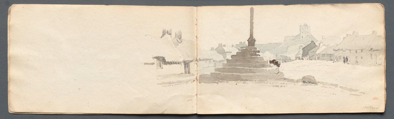 Cuaderno de bocetos: Norham de Samuel Prout