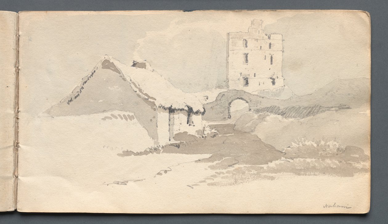 Cuaderno de Bocetos: Norham, 1814 de Samuel Prout
