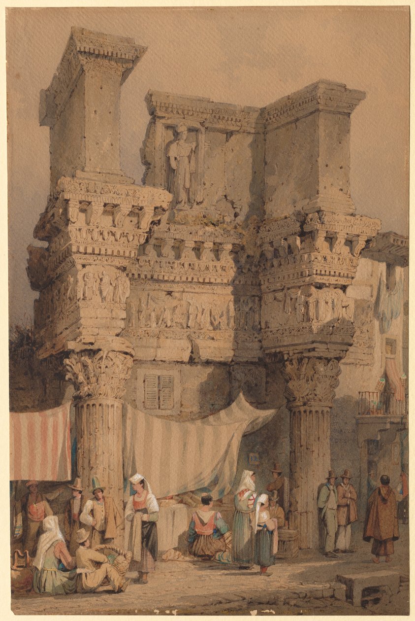 El Foro de Nerva, Roma de Samuel Prout
